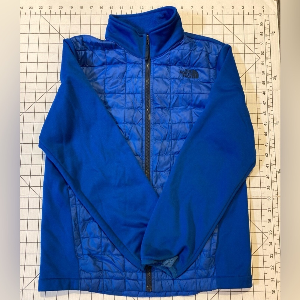 The North Face‎ Boy’s Size Large (14-16) Snorkel Blue Thermoball Hybrid Jacket